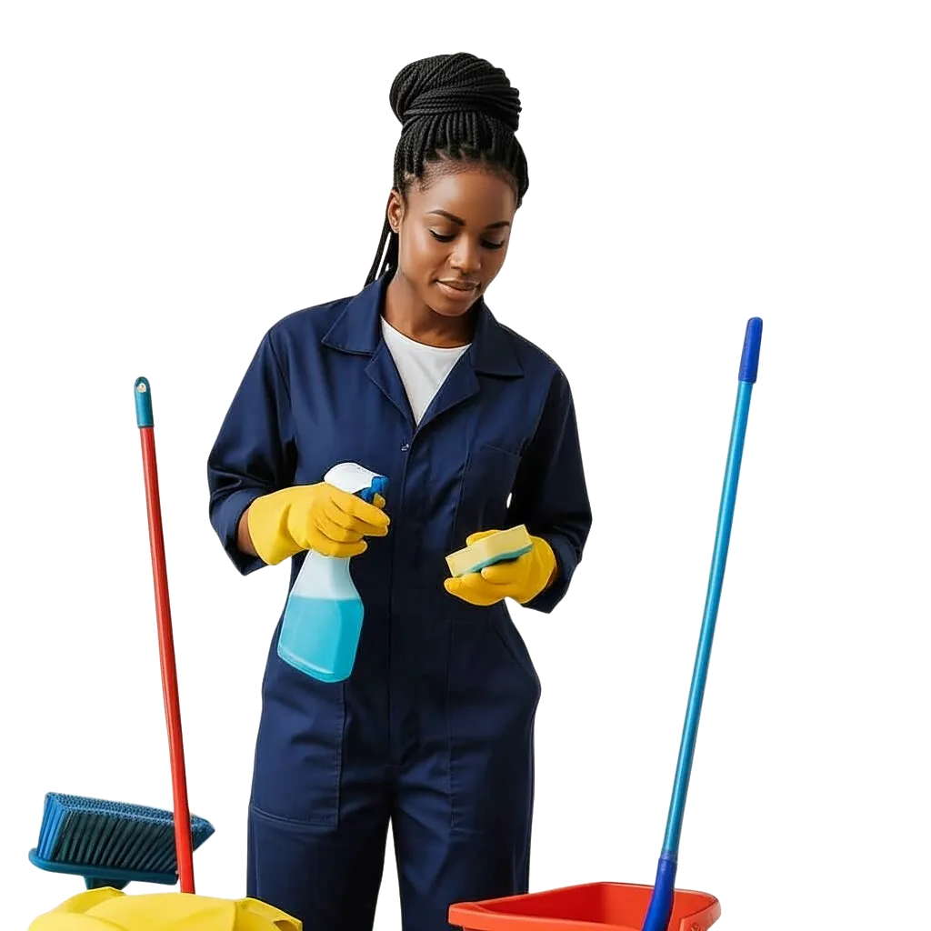 cleaning professional